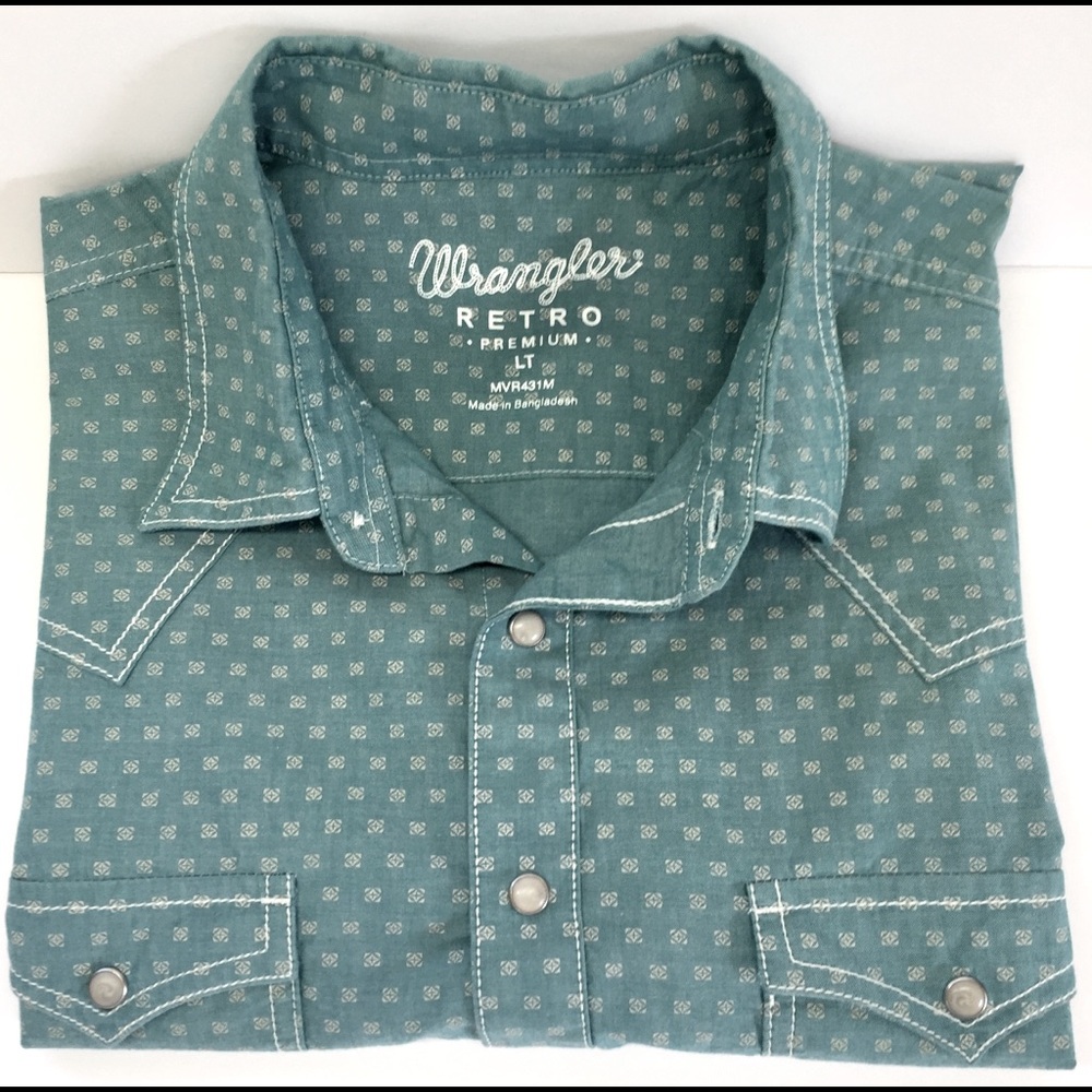 Wrangler Retro Premium Large Faux Agate Snap